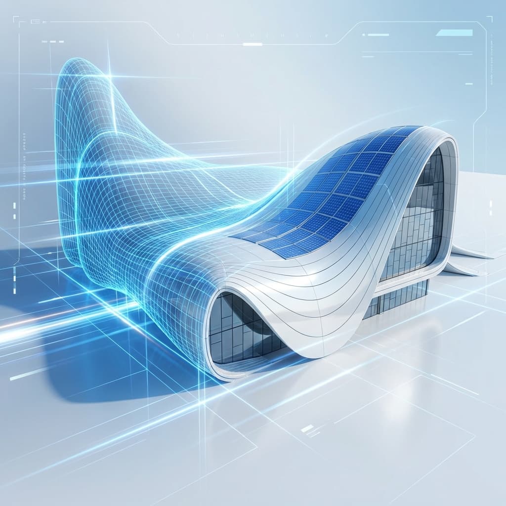 Solar and BIM engineering hero background